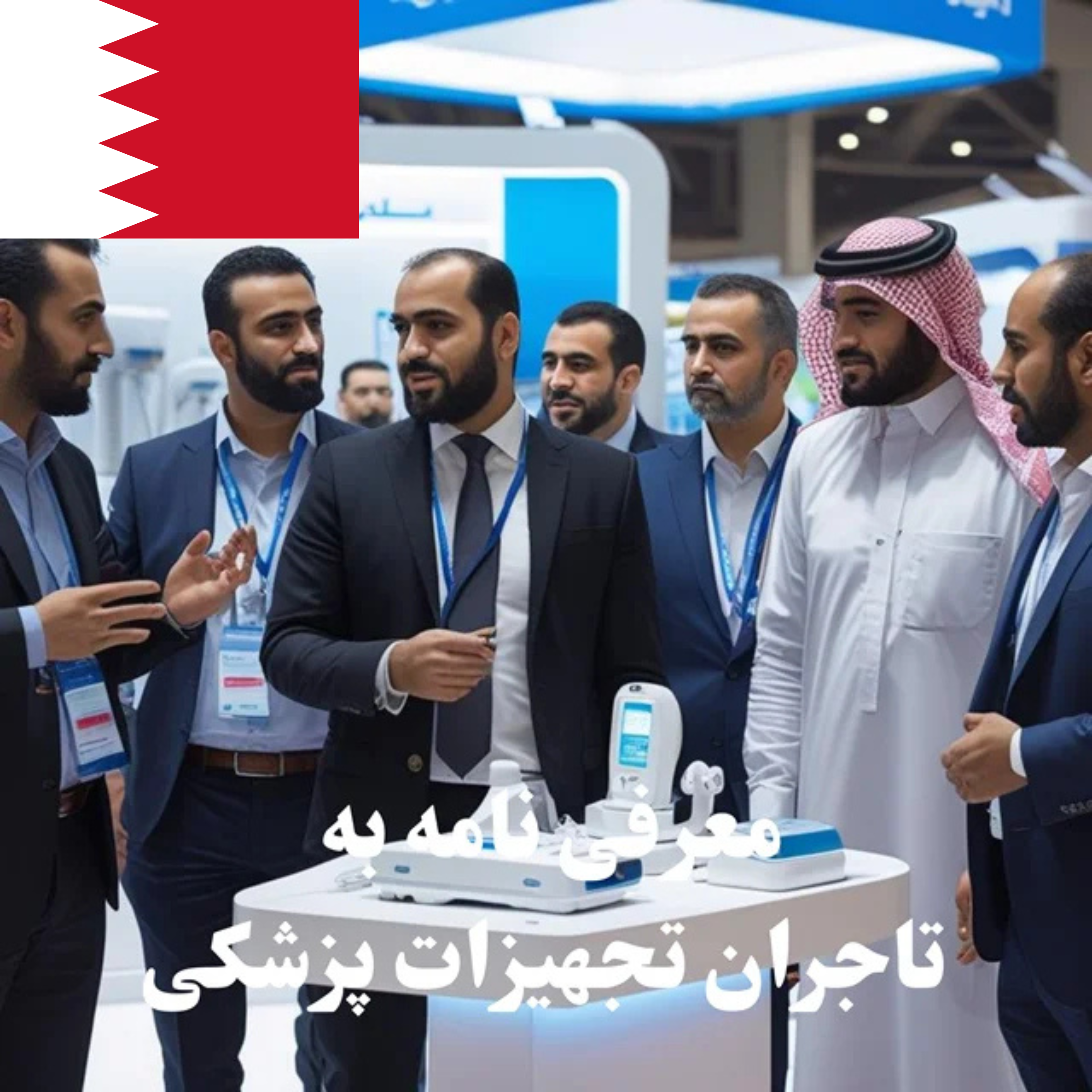 ارسال معرفی‌نامه محصول به 100 تاجر، کارشناس فروش، کارشناس مارکتینگ، مدیر منابع انسانی و مدیر ارشد واردات و صادرات و بازرگانی در حوزه تجهیزات پزشکی در بحرین