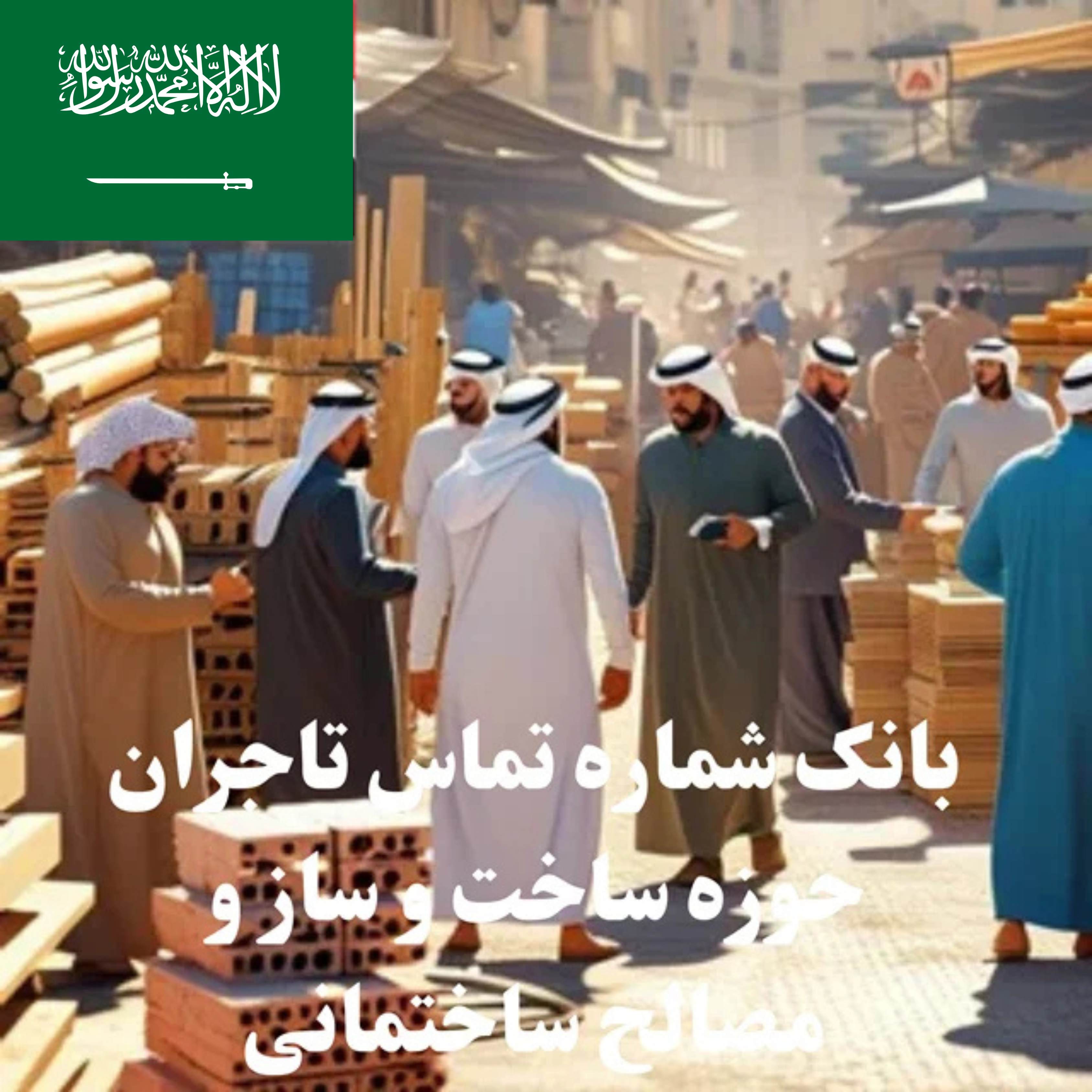 بانک شماره تماس 100 تاجر، کارشناس فروش، کارشناس مارکتینگ، مدیر منابع انسانی و مدیر ارشد واردات و صادرات و بازرگانی در حوزه ساخت و ساز و مصالح ساختمانی در عربستان سعودی