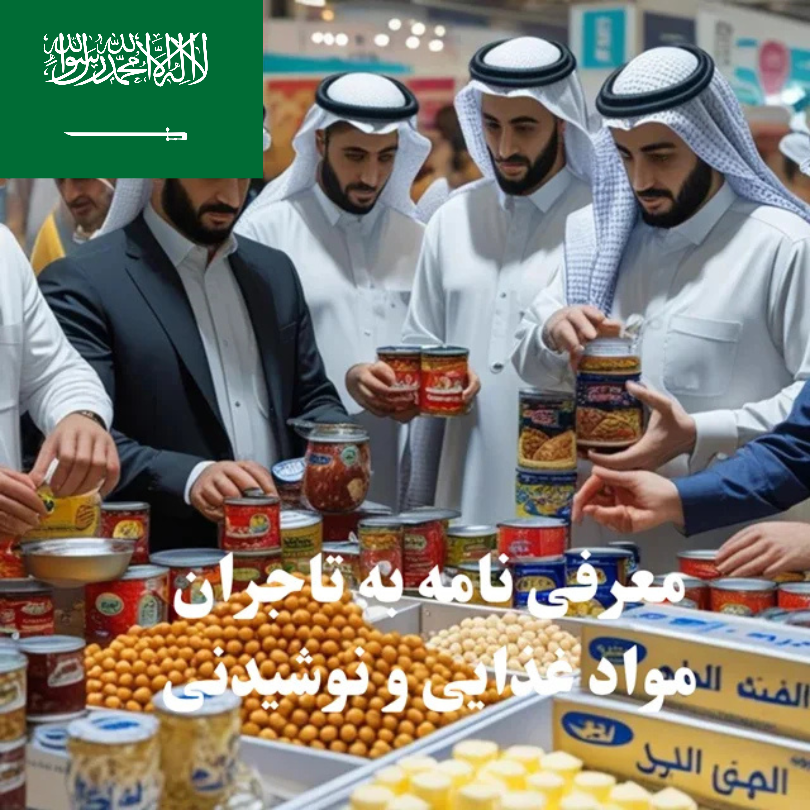 ارسال معرفی‌نامه محصول به 100 تاجر، کارشناس فروش، کارشناس مارکتینگ، مدیر منابع انسانی و مدیر ارشد واردات و صادرات و بازرگانی در حوزه مواد غذایی و نوشیدنی در عربستان سعودی