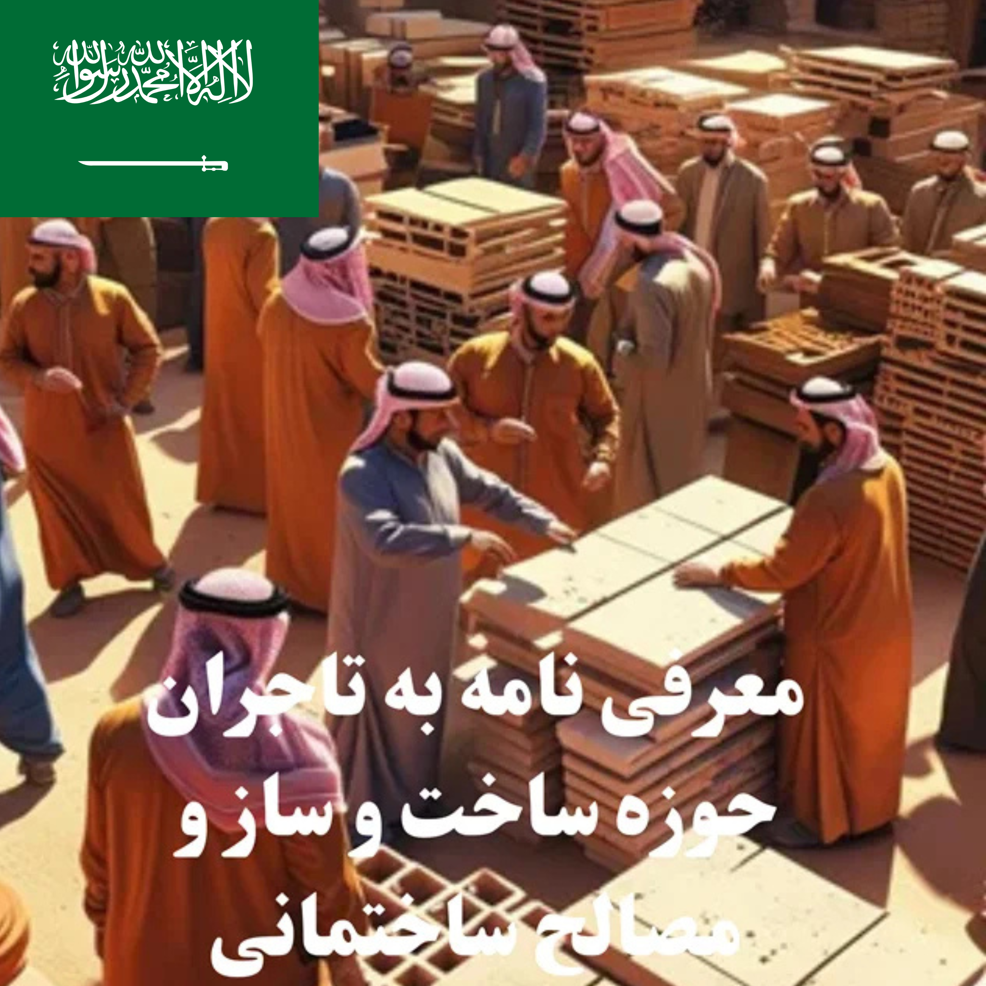 ارسال معرفی‌نامه محصول به 100 تاجر، کارشناس فروش، کارشناس مارکتینگ، مدیر منابع انسانی و مدیر ارشد واردات و صادرات و بازرگانی در حوزه ساخت و ساز و مصالح ساختمانی در عربستان سعودی