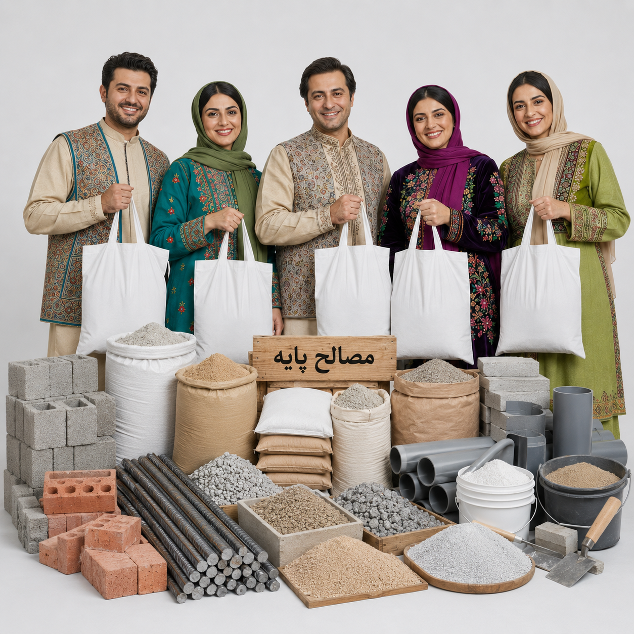 بانک شماره موبایل مصالح پایه ساختمان