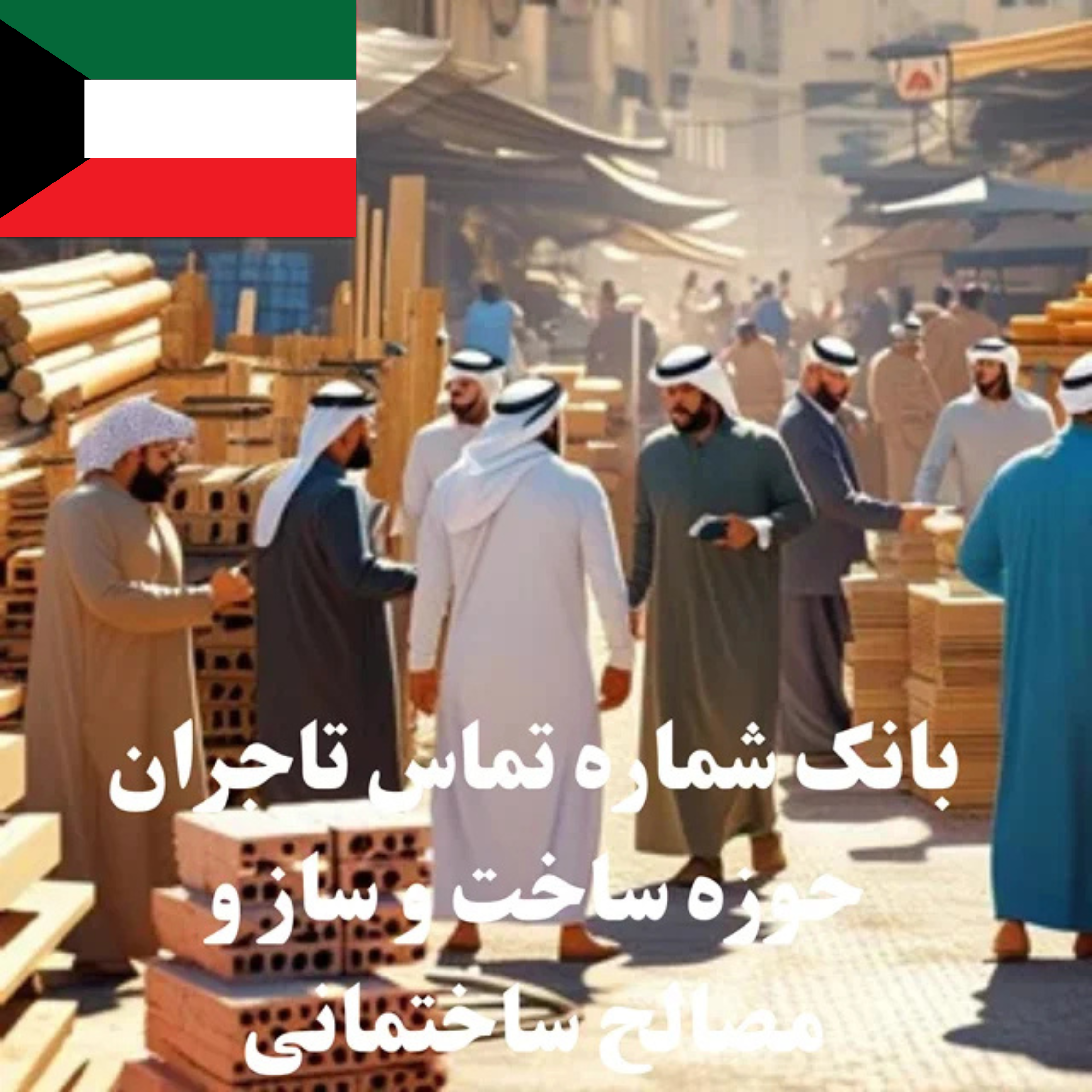 بانک شماره تماس 100 تاجر، کارشناس فروش، کارشناس مارکتینگ، مدیر منابع انسانی و مدیر ارشد واردات و صادرات و بازرگانی در حوزه ساخت و ساز و مصالح ساختمانی در کویت