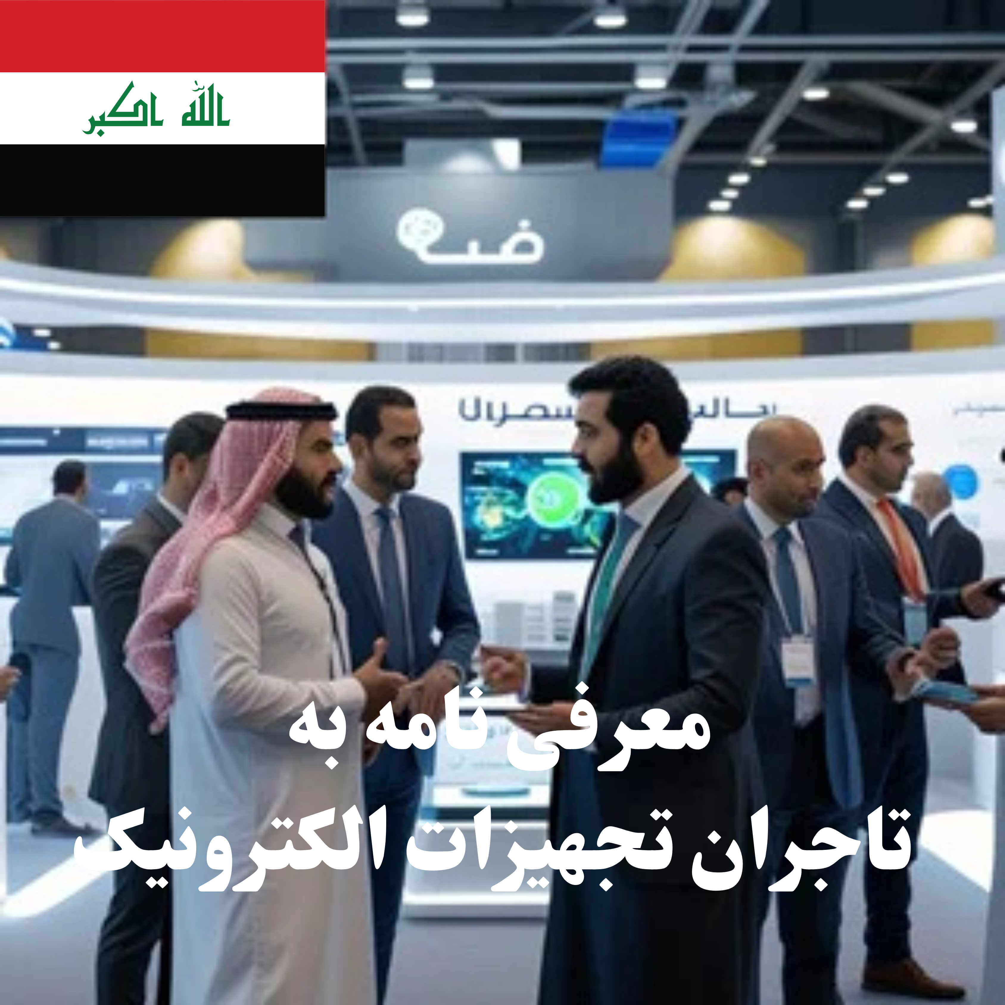 ارسال معرفی‌نامه محصول به 100 تاجر، کارشناس فروش، کارشناس مارکتینگ، مدیر منابع انسانی و مدیر ارشد واردات و صادرات و بازرگانی در حوزه تجهیزات الکترونیک در عراق