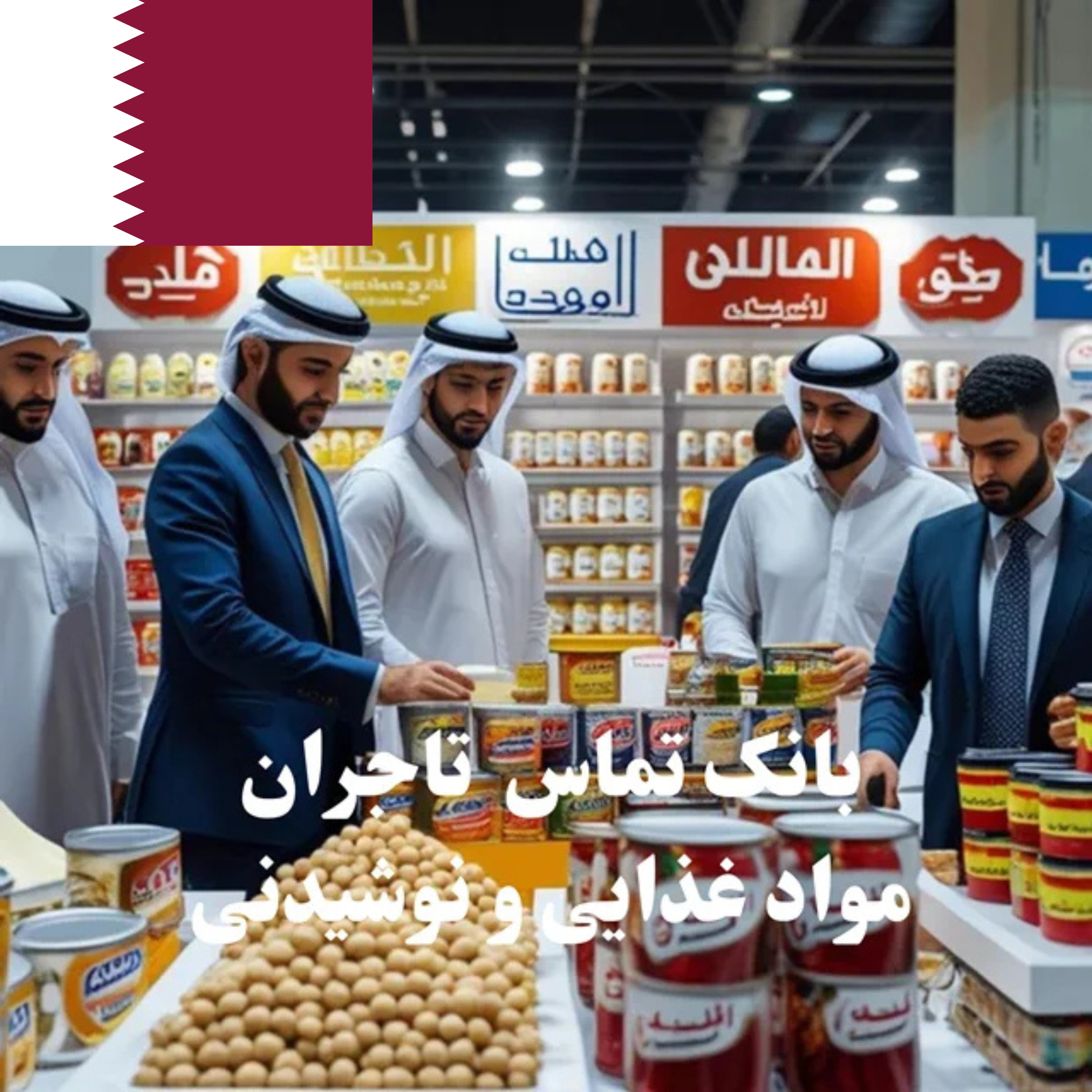 بانک شماره تماس 100 تاجر، کارشناس فروش، کارشناس مارکتینگ، مدیر منابع انسانی و مدیر ارشد واردات و صادرات و بازرگانی در حوزه مواد غذایی و نوشیدنی در قطر