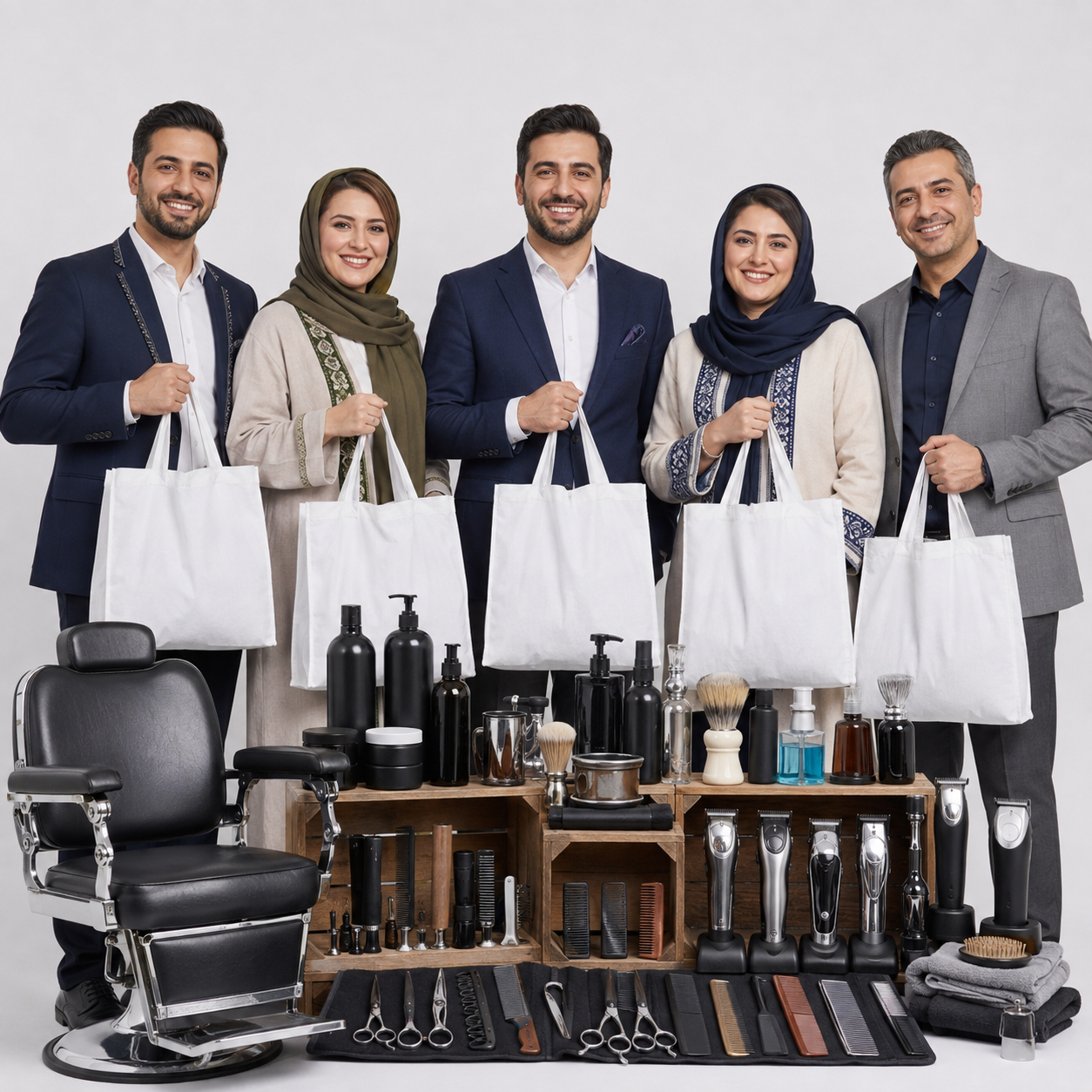 بانک شماره موبایل آرایشگاه‌های مردانه