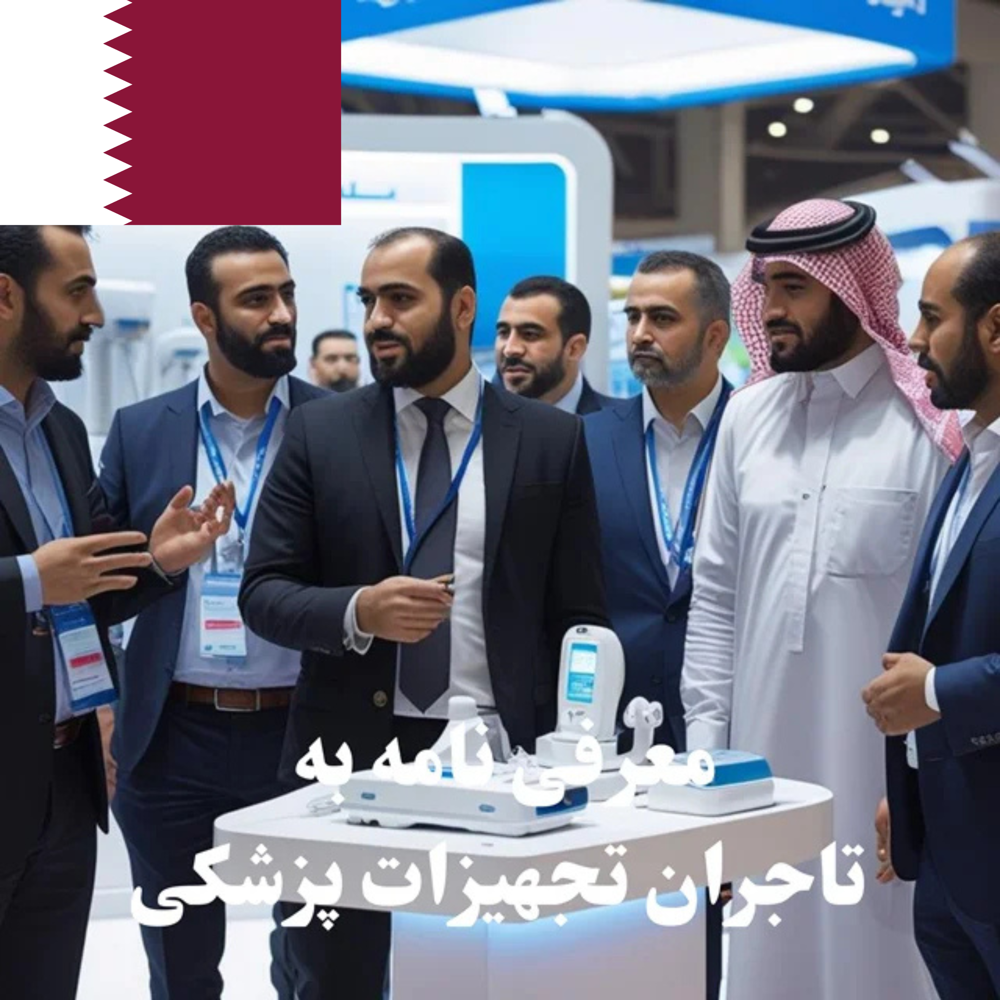 ارسال معرفی‌نامه محصول به 100 تاجر، کارشناس فروش، کارشناس مارکتینگ، مدیر منابع انسانی و مدیر ارشد واردات و صادرات و بازرگانی در حوزه تجهیزات پزشکی در قطر