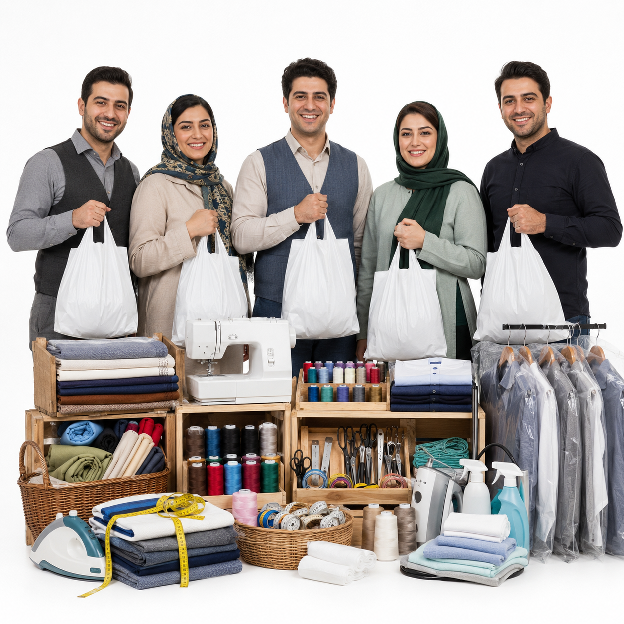 بانک شماره موبایل خیاطی، خشکشویی و خدمات پوشاک