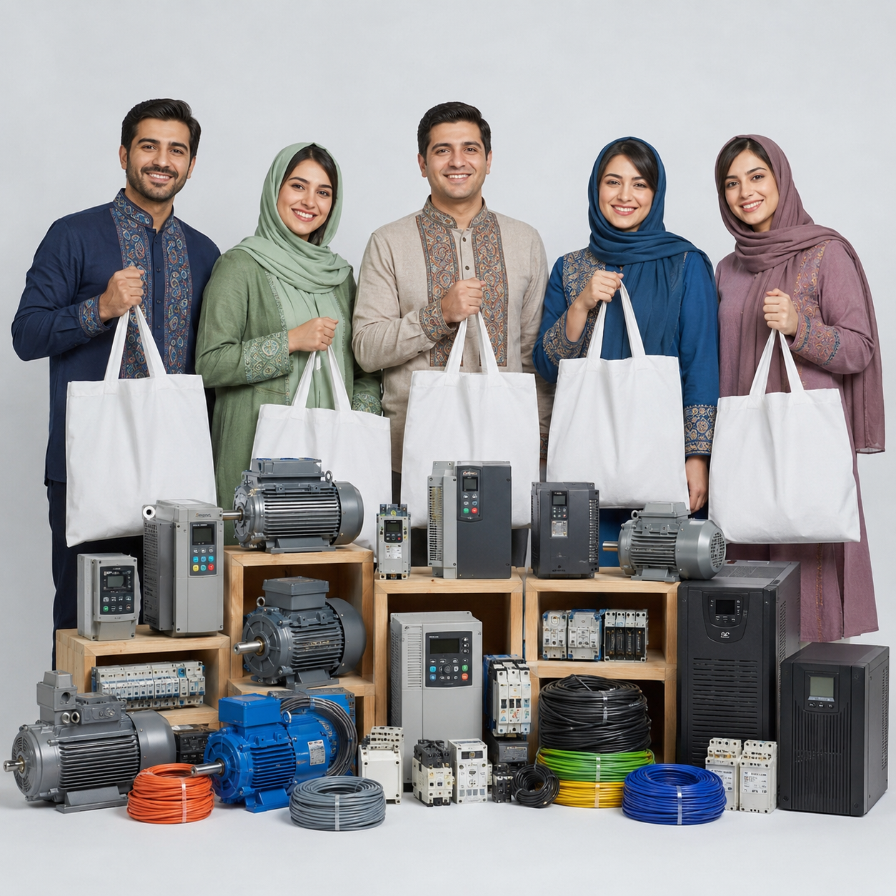 بانک شماره موبایل موتور، درایو و UPS