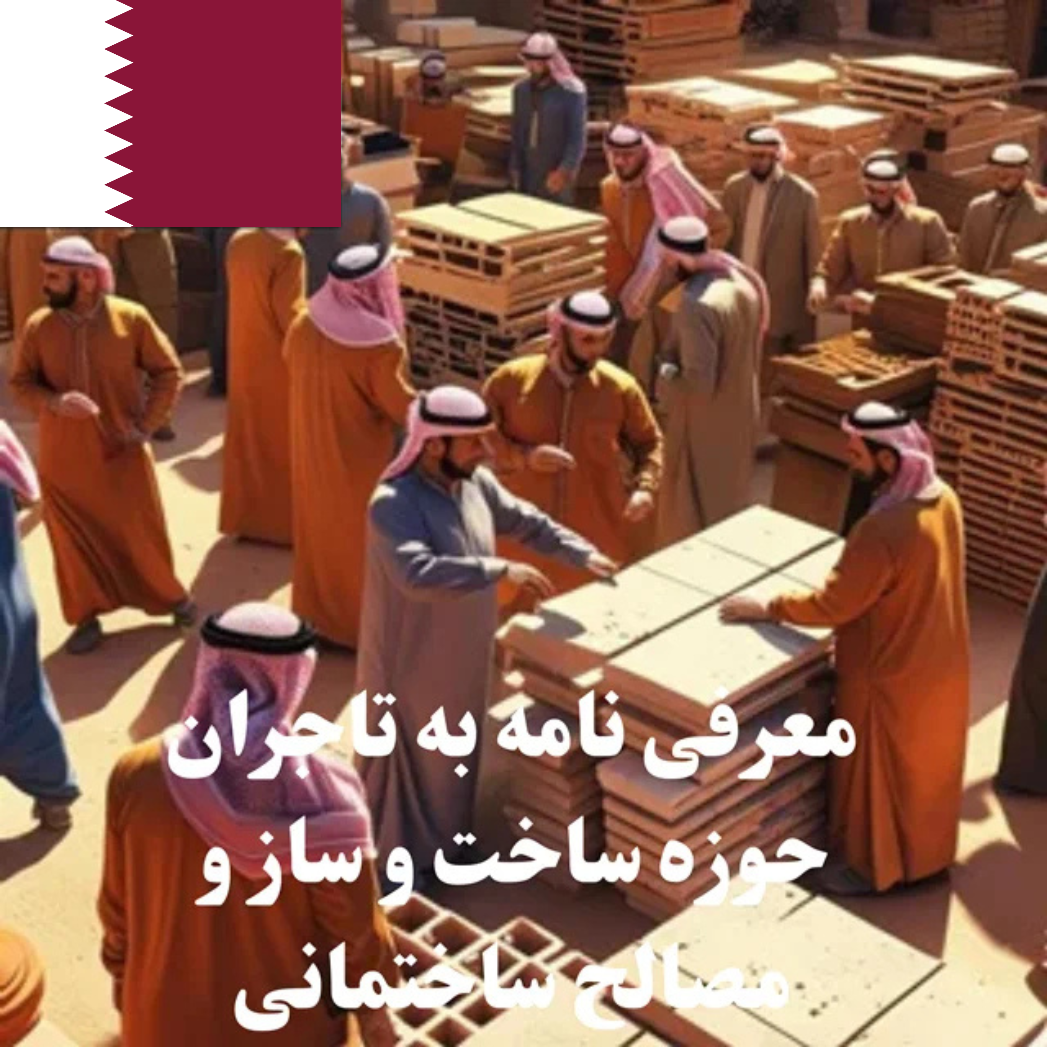 ارسال معرفی‌نامه محصول به 100 تاجر، کارشناس فروش، کارشناس مارکتینگ، مدیر منابع انسانی و مدیر ارشد واردات و صادرات و بازرگانی در حوزه ساخت و ساز و مصالح ساختمانی در قطر