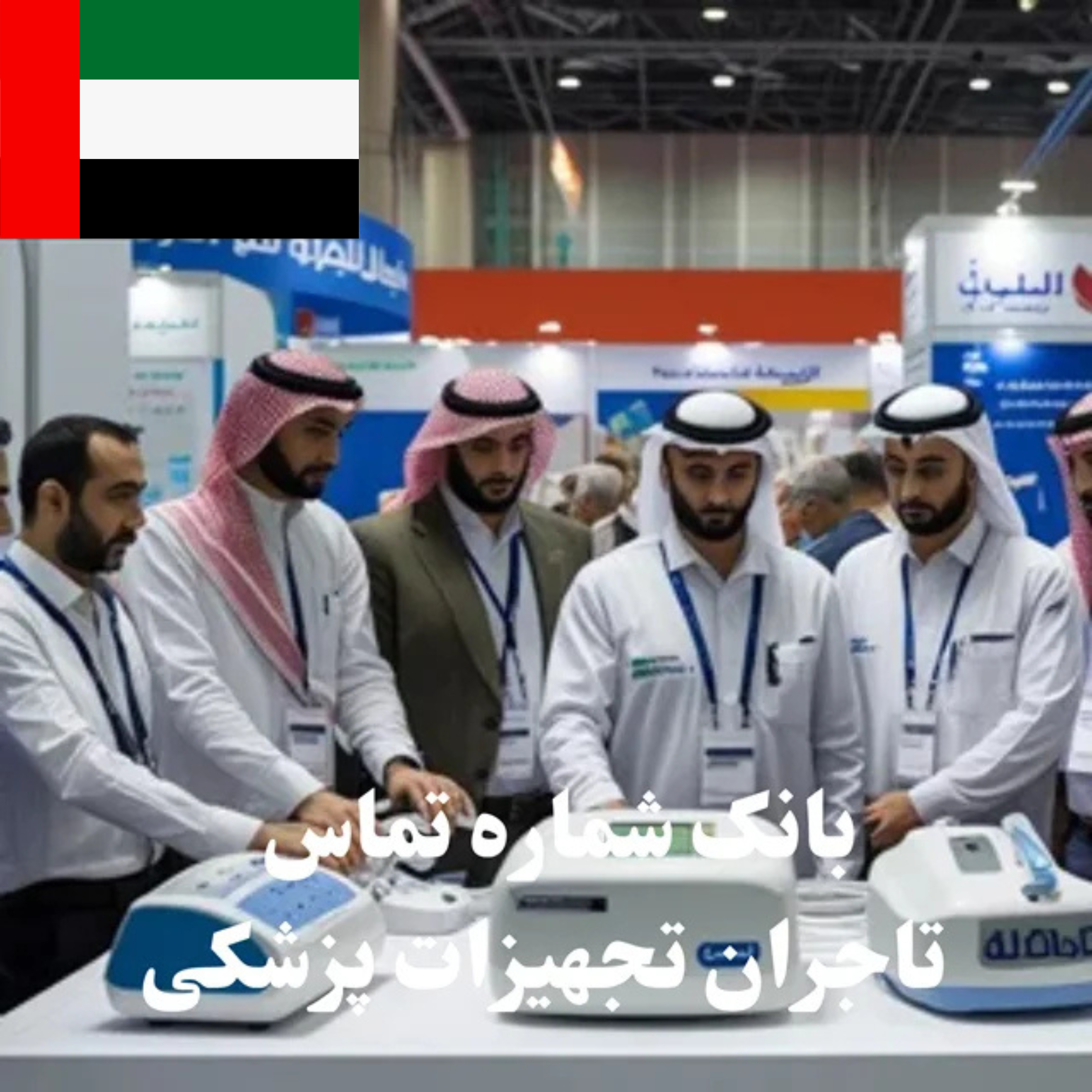 بانک شماره تماس 100 تاجر، کارشناس فروش، کارشناس مارکتینگ، مدیر منابع انسانی و مدیر ارشد واردات و صادرات و بازرگانی در حوزه تجهیزات پزشکی در امارات متحده عربی