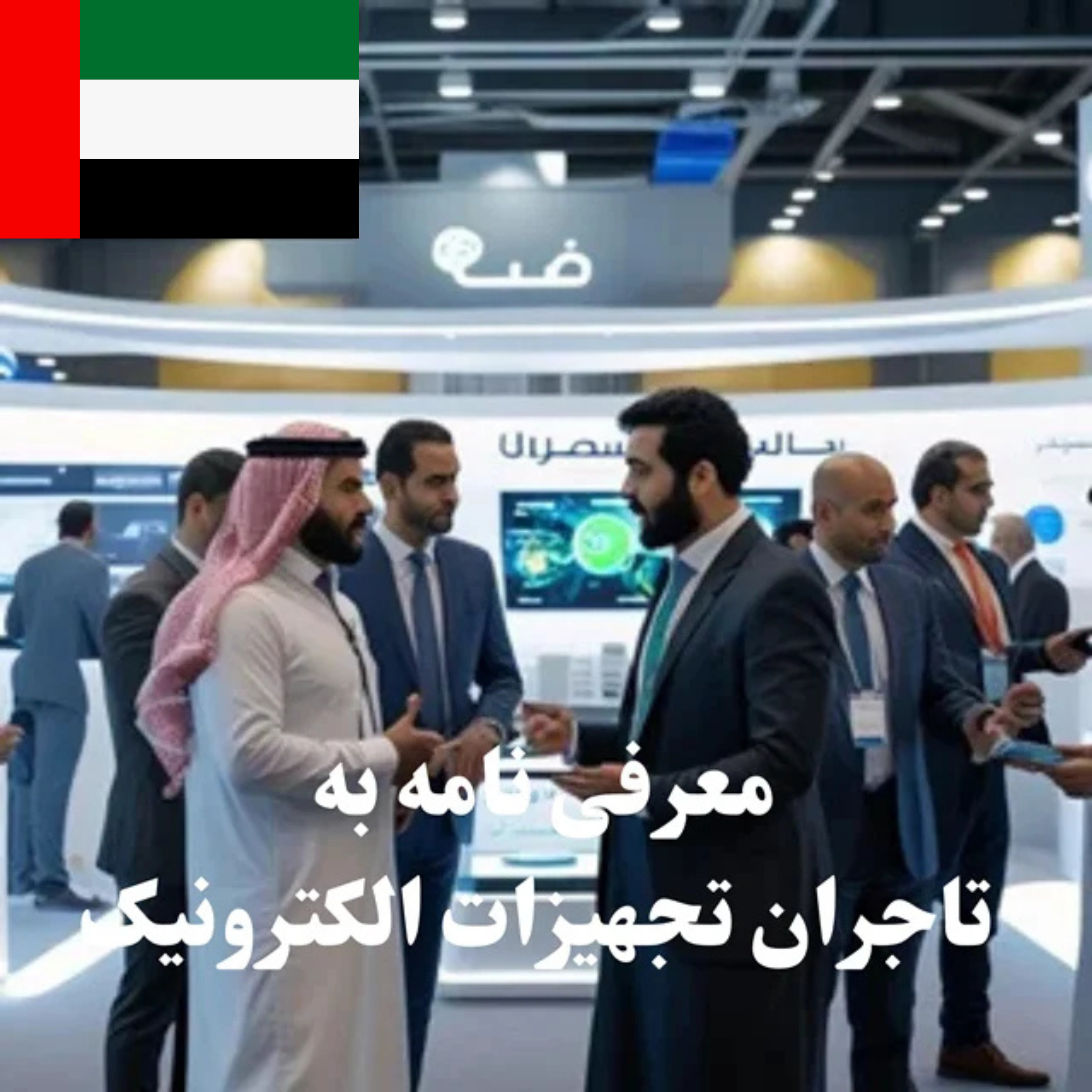 ارسال معرفی‌نامه محصول به 100 تاجر، کارشناس فروش، کارشناس مارکتینگ، مدیر منابع انسانی و مدیر ارشد واردات و صادرات و بازرگانی در حوزه تجهیزات الکترونیک در امارات متحده عربی