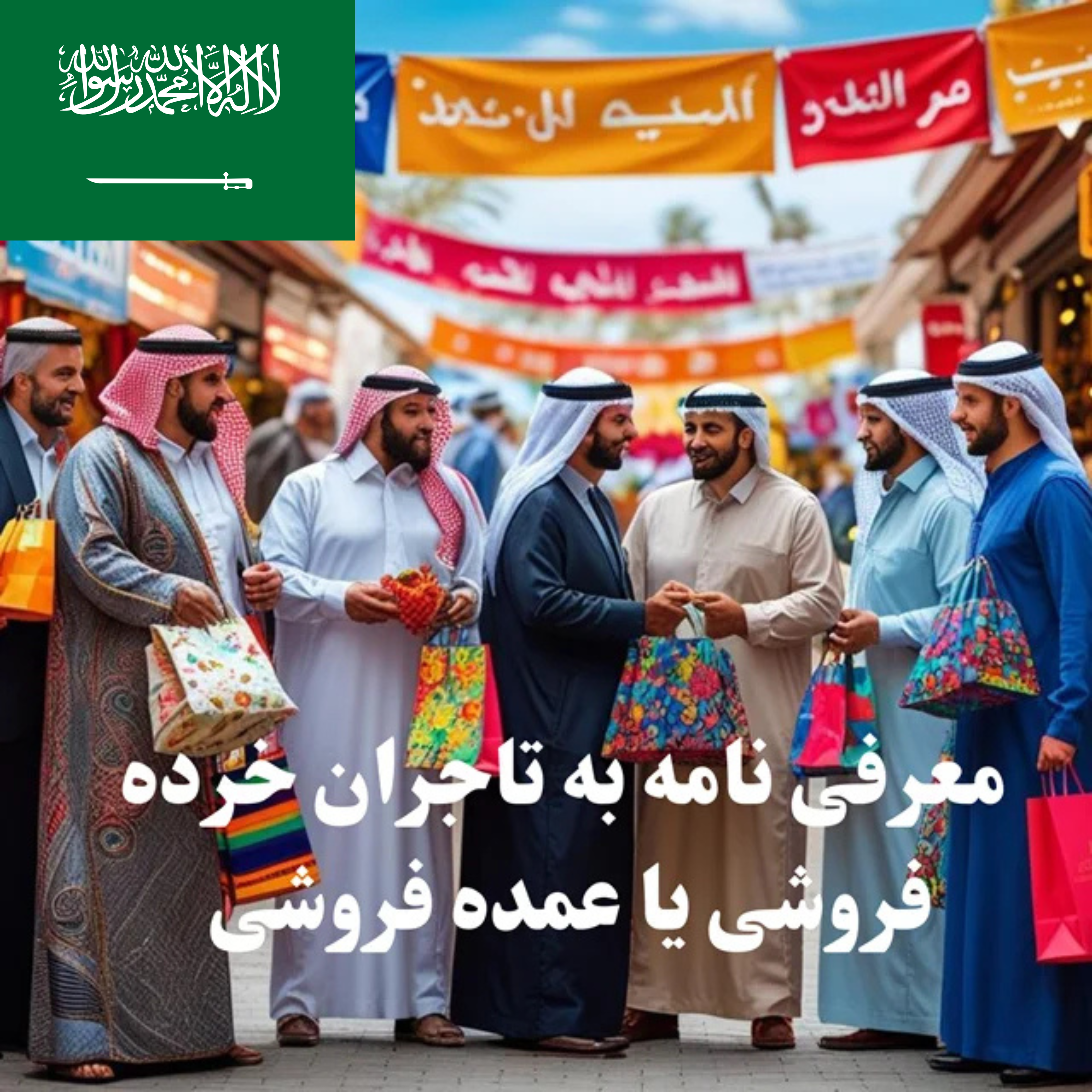 ارسال معرفی‌نامه محصول به 100 تاجر، کارشناس فروش، کارشناس مارکتینگ، مدیر منابع انسانی و مدیر ارشد واردات و صادرات و بازرگانی حوزه عمده فروشی و خرده فروشی در عربستان سعودی