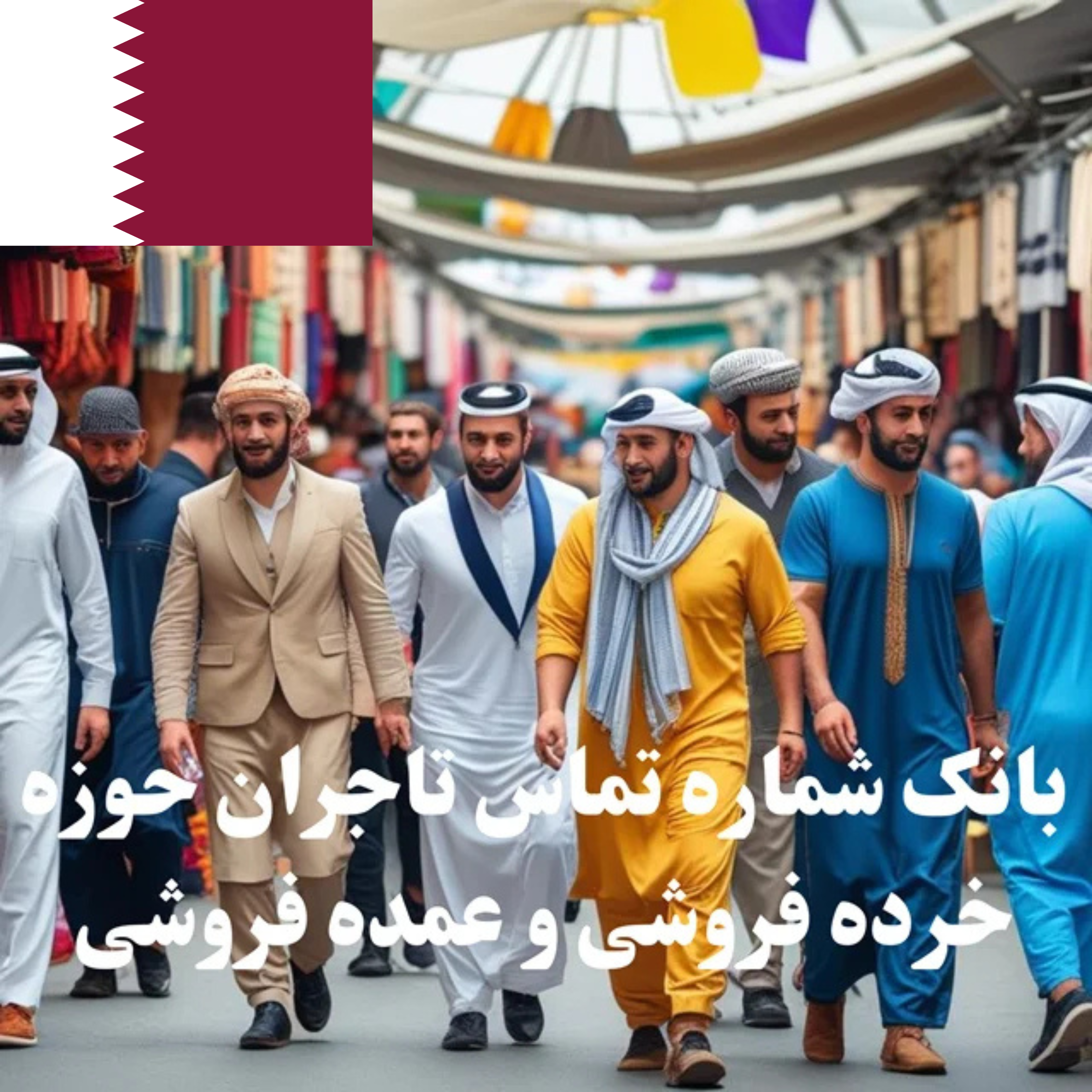 بانک شماره تماس 100 تاجر، کارشناس فروش، کارشناس مارکتینگ، مدیر منابع انسانی و مدیر ارشد واردات و صادرات و بازرگانی در حوزه عمده‌فروشی و خرده‌فروشی در قطر