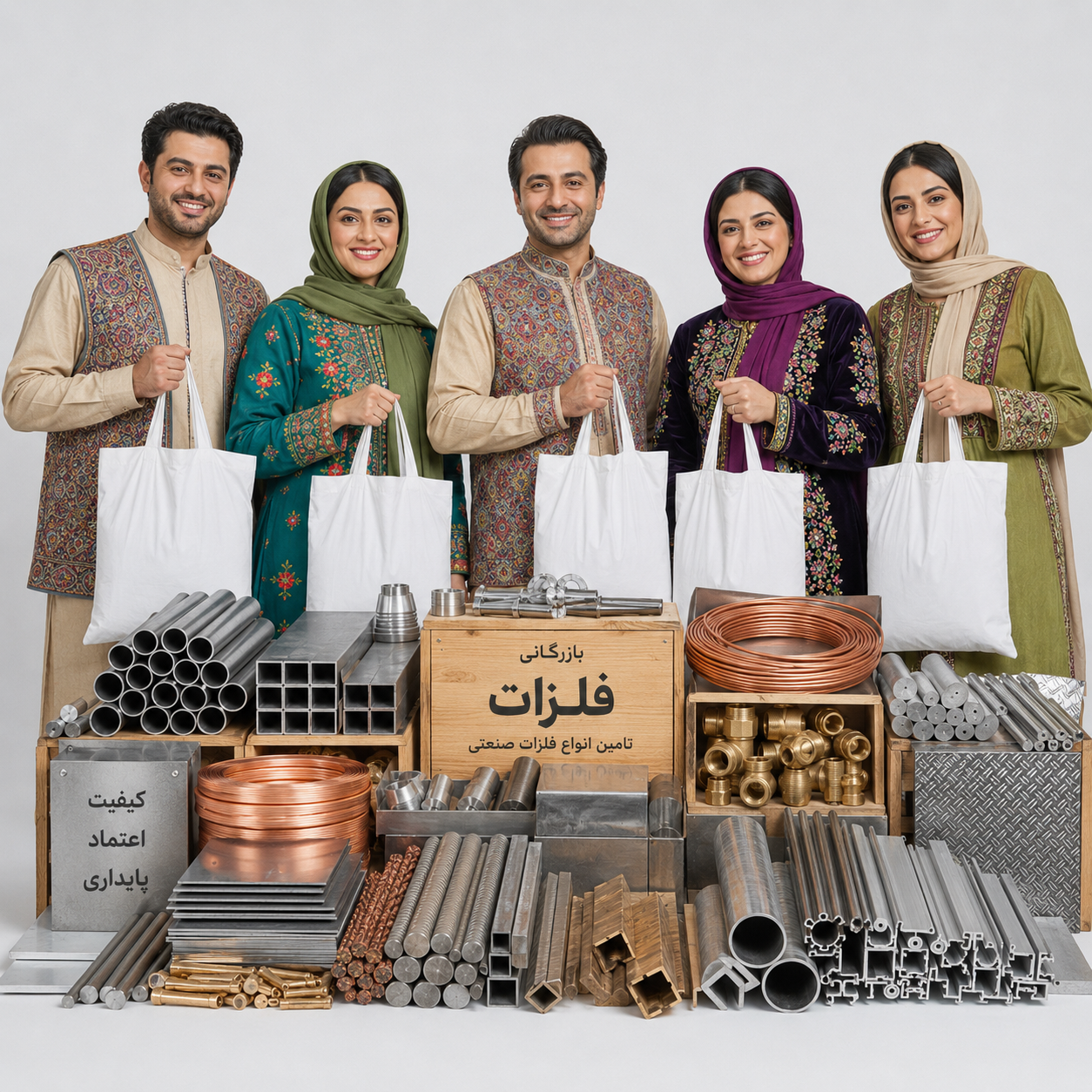 بانک شماره موبایل فلزات و صنایع فلزی