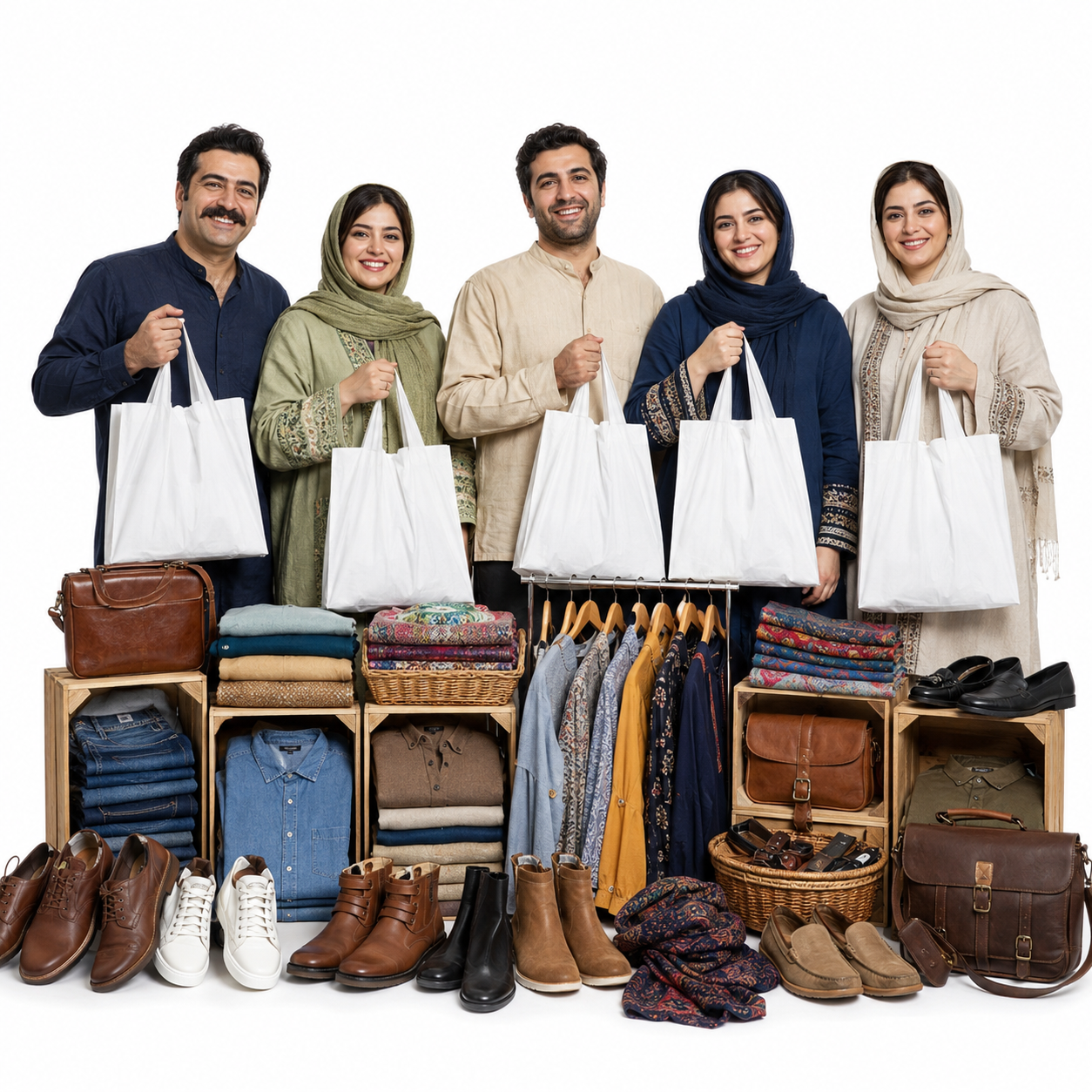 بانک شماره موبایل پوشاک، کفش و چرم